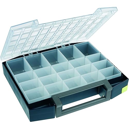raaco 134934 Blue/Transparent Compartment box Boxxser 80 5x10-20"
