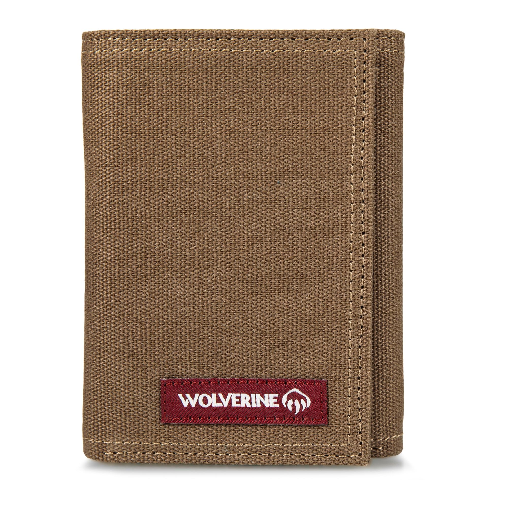 Mens Bifold Wallet | RFID Protection | ID Window | Card Slots | Bill Pocket | Durable | Leather | Canvas