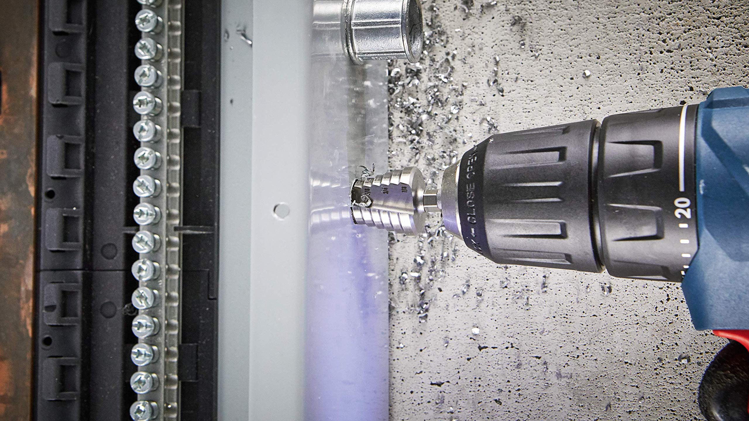 Bosch IMSDC2 3/16" a 7/8" Punta per trapano a percussione Turbo in acciaio ad alta velocità