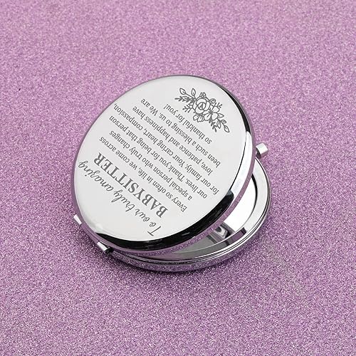 Miniatura 3 de CHOORO Regalo de niñera para proveedores de guardería, regalo de niñera para un espejo de bolsillo verdaderamente increíble para niñera