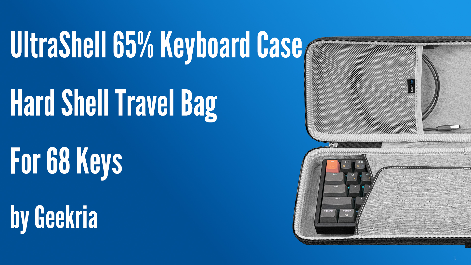 Amazon.com: Geekria 65% Keyboard and Mouse Combo Hard Shell Case