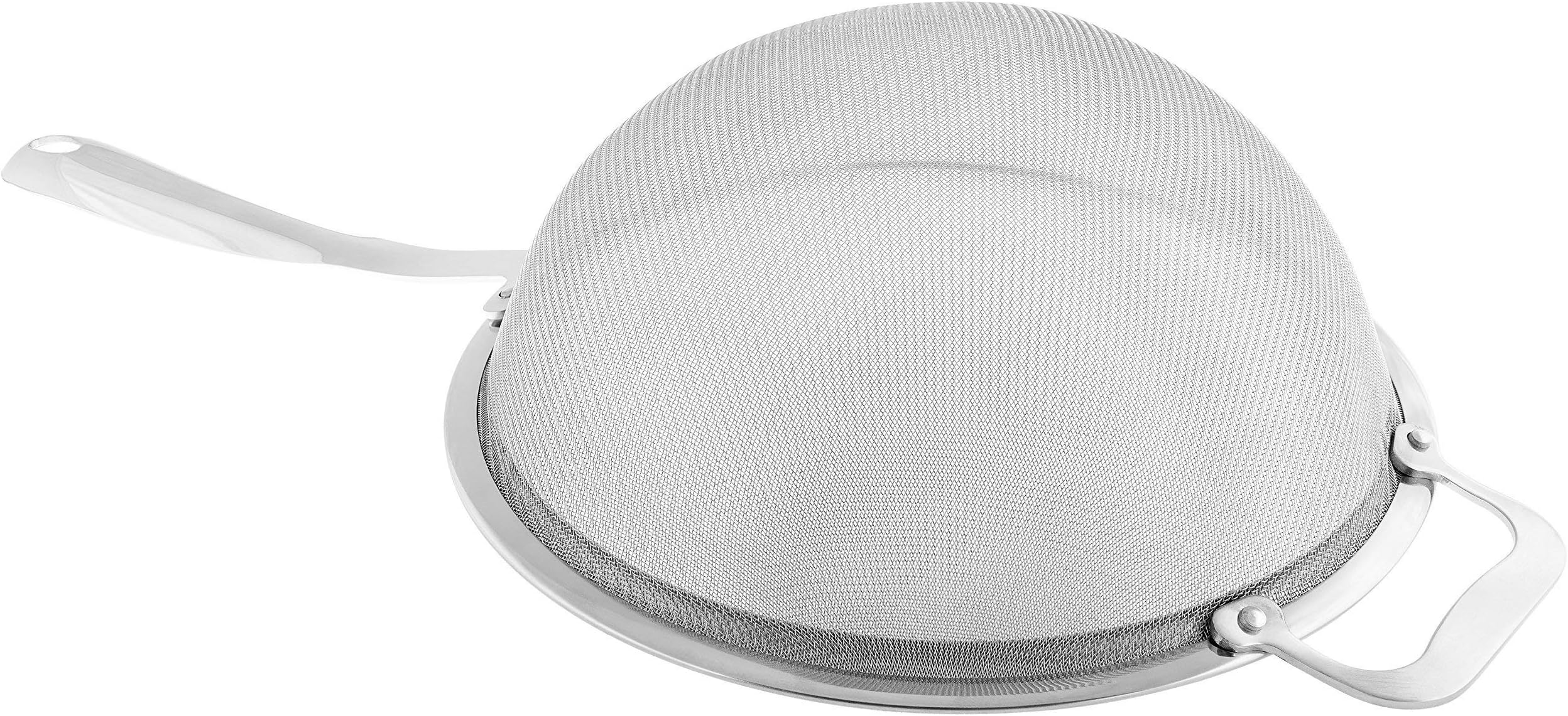 Strainer - Fine Stainless Steel Double Mesh Strainer, 9 Inch Diameter!