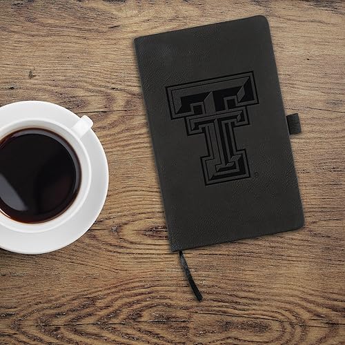 Miniatura 2 de Rico Industries NCAA Texas Tech Red Raiders Negro JounralBloc de notas de 8.25 x 5.25 pulgadas, accesorio de oficina