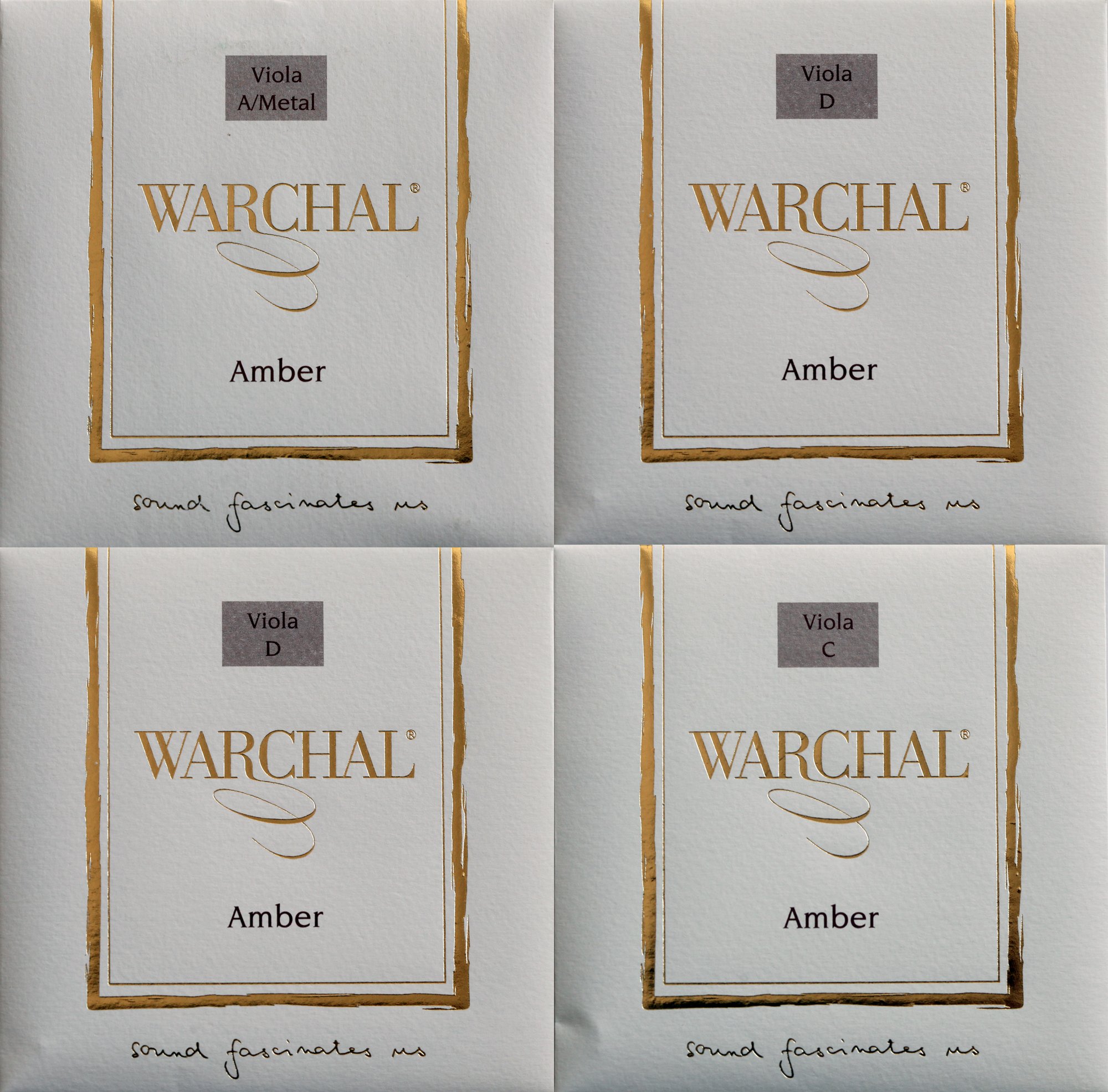 WARCHAL Amber ビオラ弦 CDGA線 セット Amazon | Warchal Amber ワーシャル アンバー ビオラ弦セット710MSB A