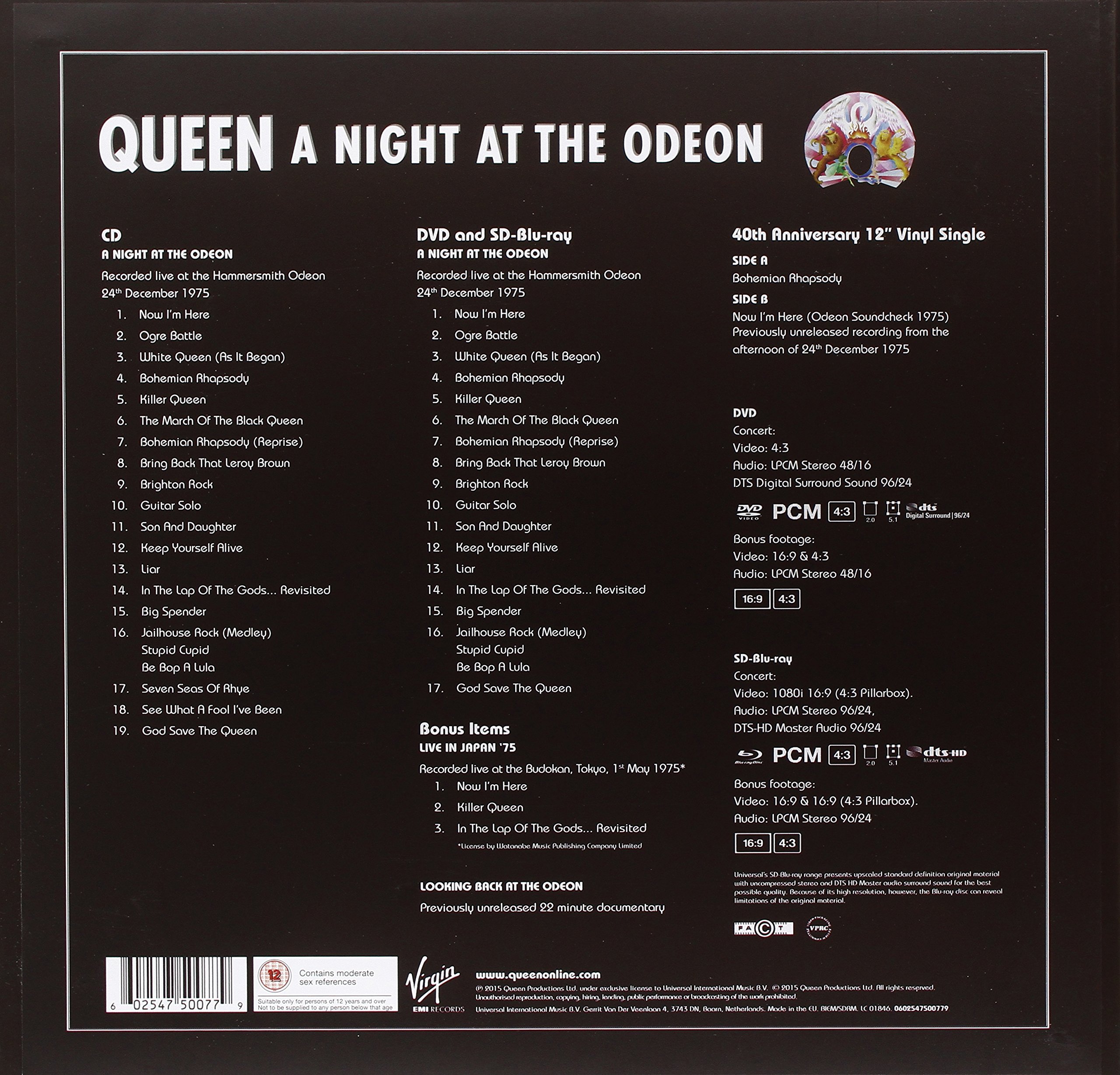 A Night At The Odeon