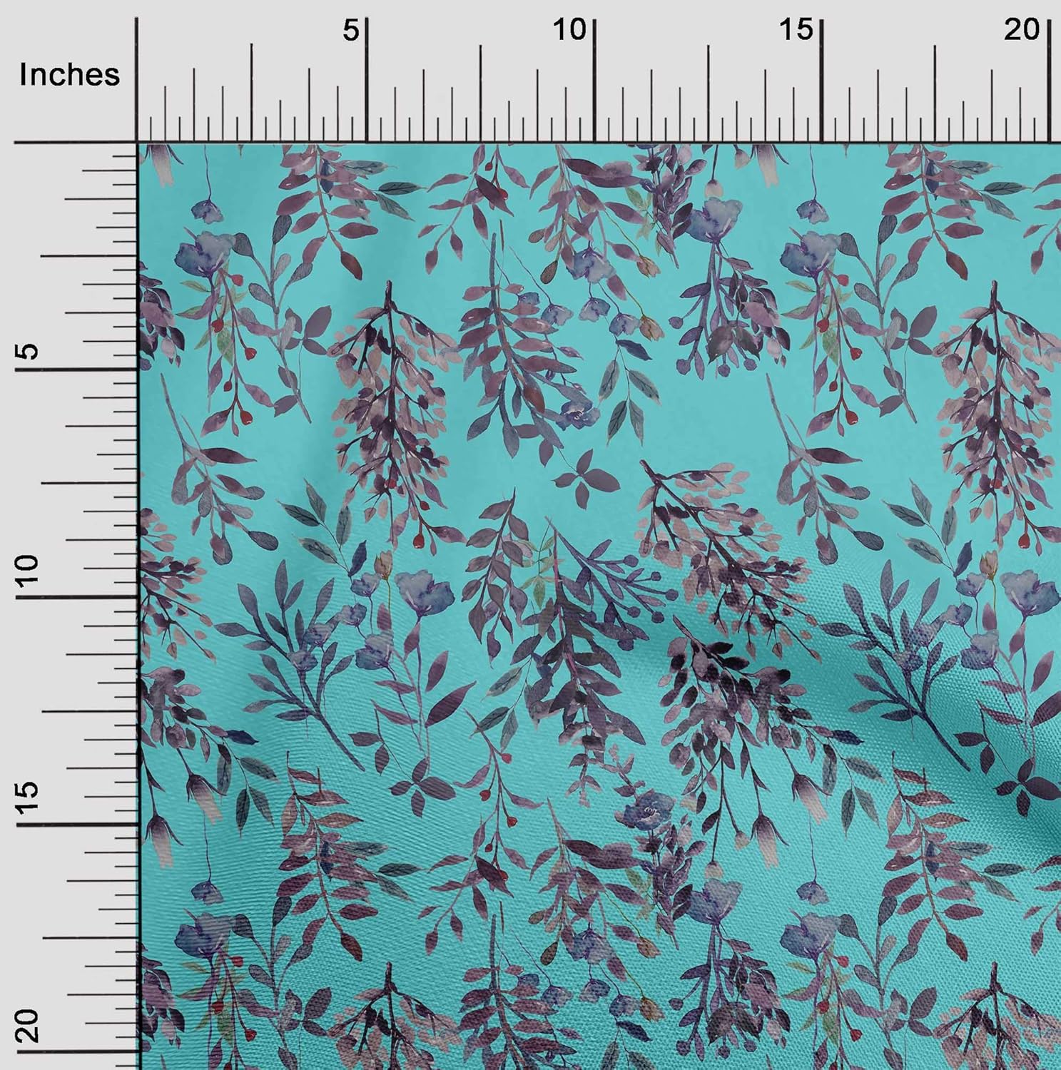 oneOone Polyester Spandex Light Pink Fabric Leaves & Floral Texture Quilting Supplies Print Sewing Fabric by The Yard 56 Inch Wide