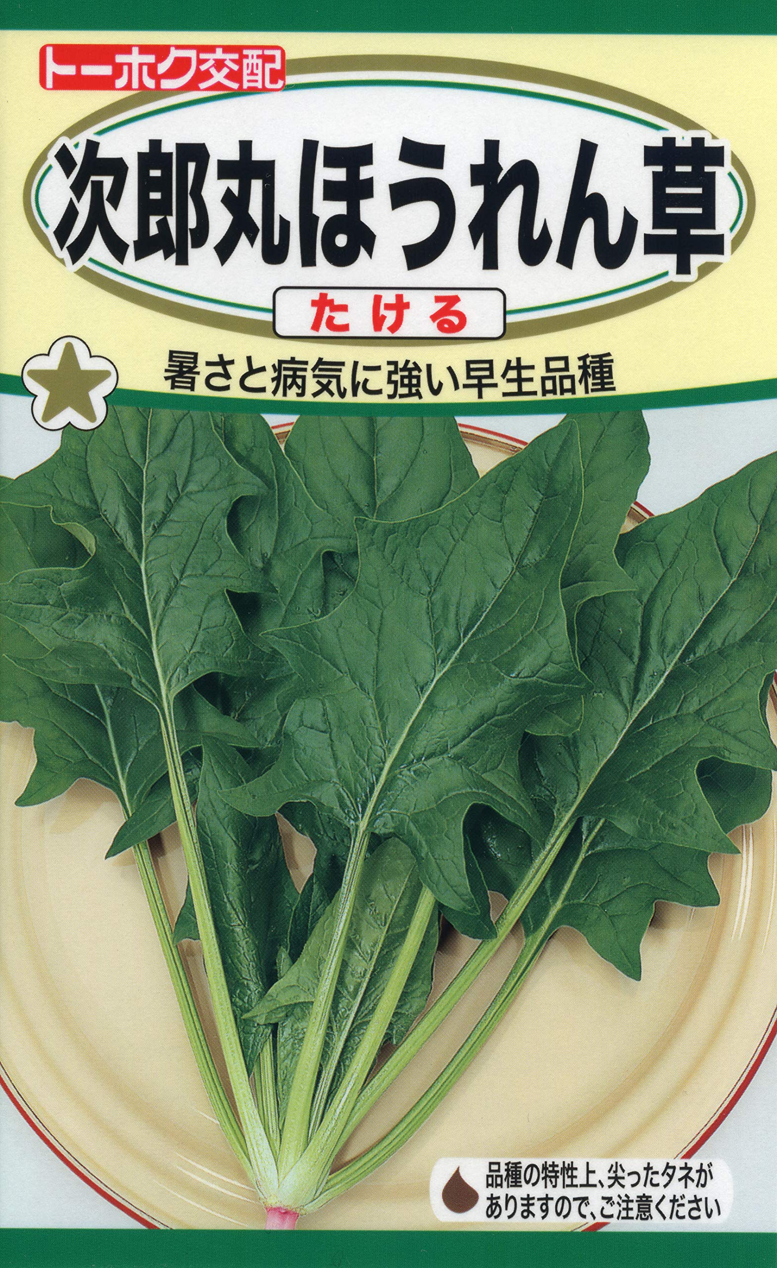 次郎丸ほうれん草の強化苗３０株セット＋プティ粗品＋匿名送料無料、同梱可能です☘ Amazon | 株式会社トーホク 次郎丸ほうれん草 たける 04734 | 野菜