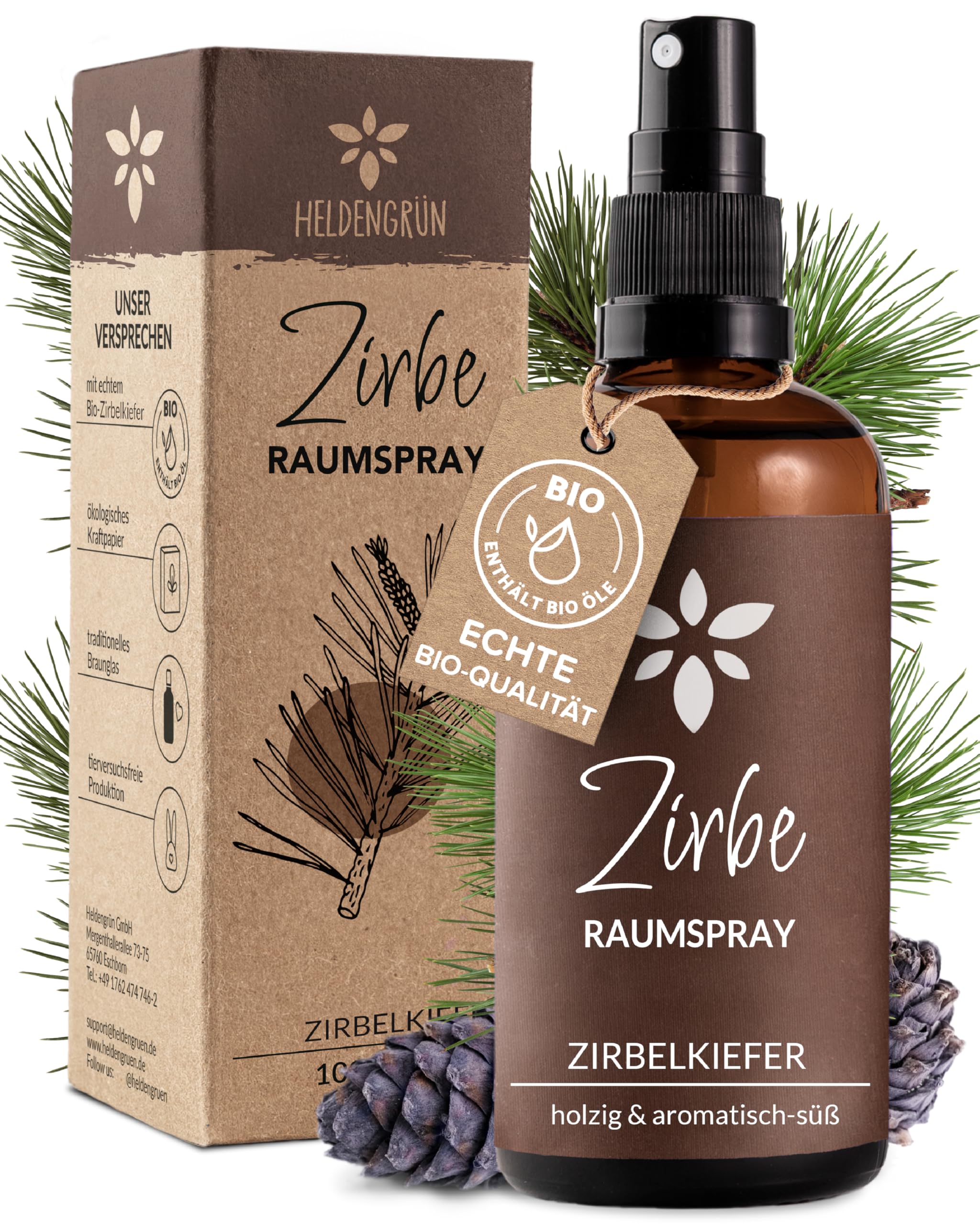 Zirben Kissenspray Mit Echtem Zirbenöl - Naturreiner Duft Aus Österreich