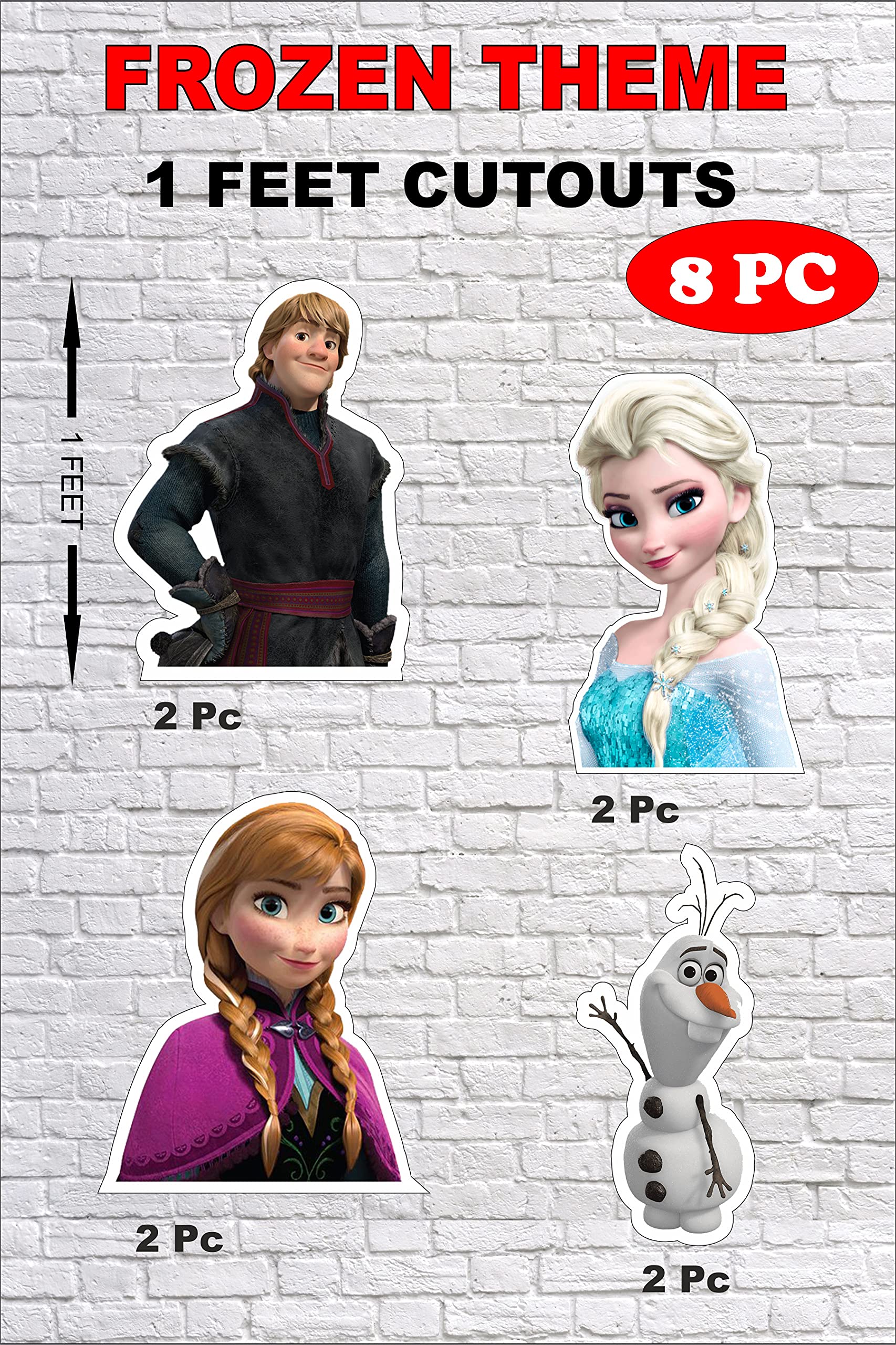 See full amazon price history chart for Super Pack Personalized Frozen Elsa Theme Cutouts 1 Feet (Pack of 8) Super Pack Personalized Frozen Elsa Theme Cutouts 1 Feet (Pack of 8) (B096YJ3GCK) Amazon Price History, Amazon Price Tracker