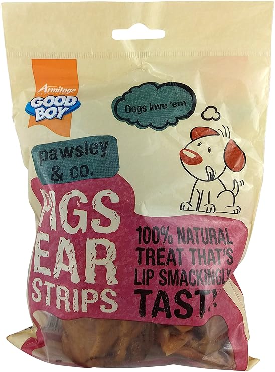 Good Boy Pigs Ear Strips 100g (3 Packs) Amazon.co.uk Pet Supplies