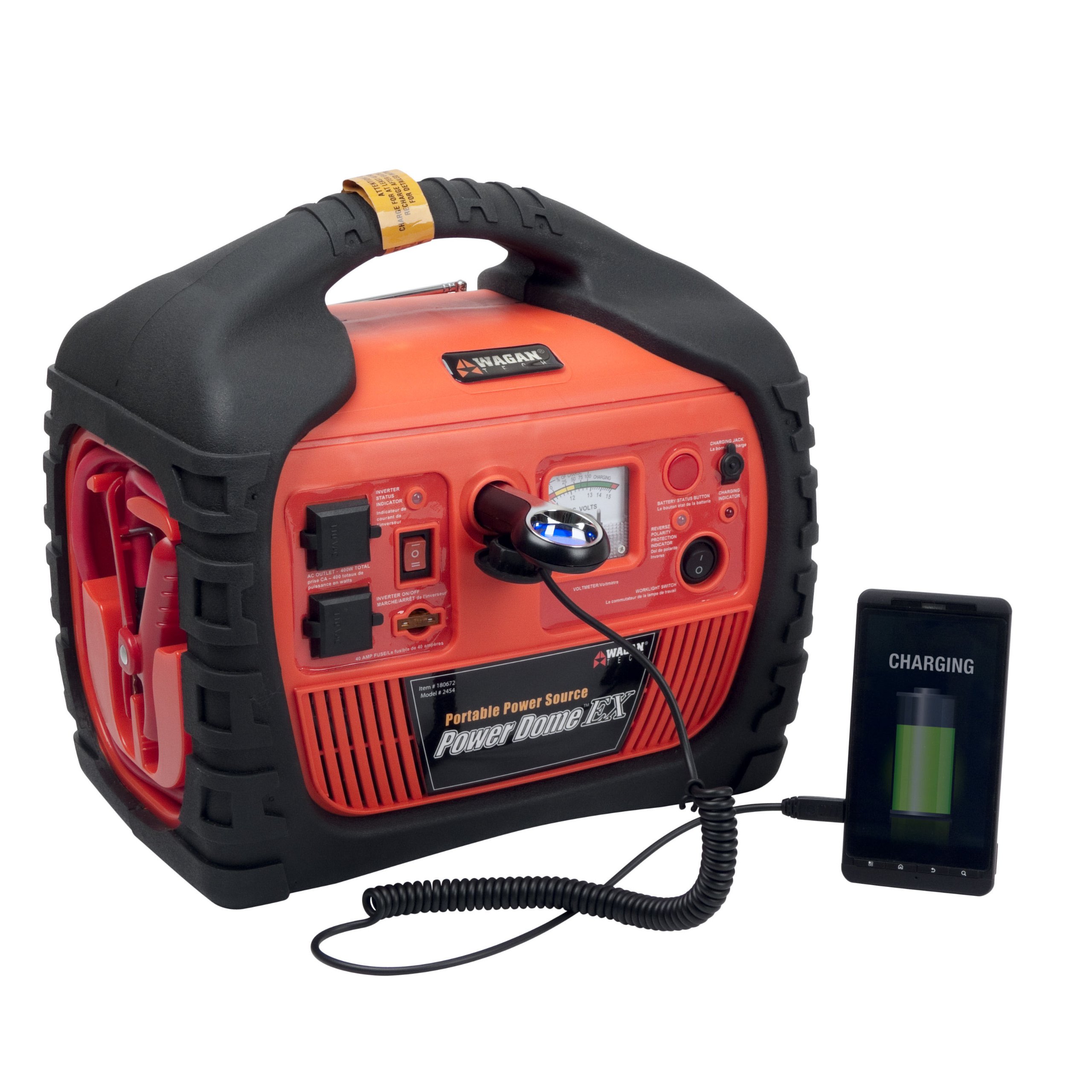 Wagan Power Dome EX 400Watt Jump Starter with BuiltIn Air Compressor