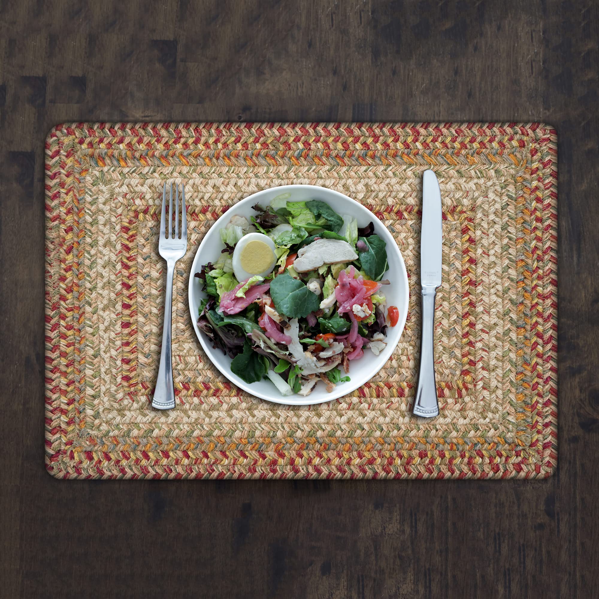 Amazon.com: Homespice - Harvest Rustic Placemats, a Perfect Hand Woven ...