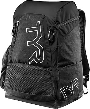 Alliance Backpack TYR Wet/Dry Athletic Gym and Pool Bag for Men and Women - Separate Wet/Dry Compartments, 45L Capacity, Ergonomic, Water-Resistant - Available in Team Colors