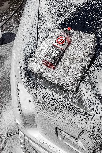 Miniatura 7 de Adam's Polishes Almohadilla de microfibra para lavado de coche de 10 pulgadas, esponja para automóvil envuelta en material de tela de fibra suave,