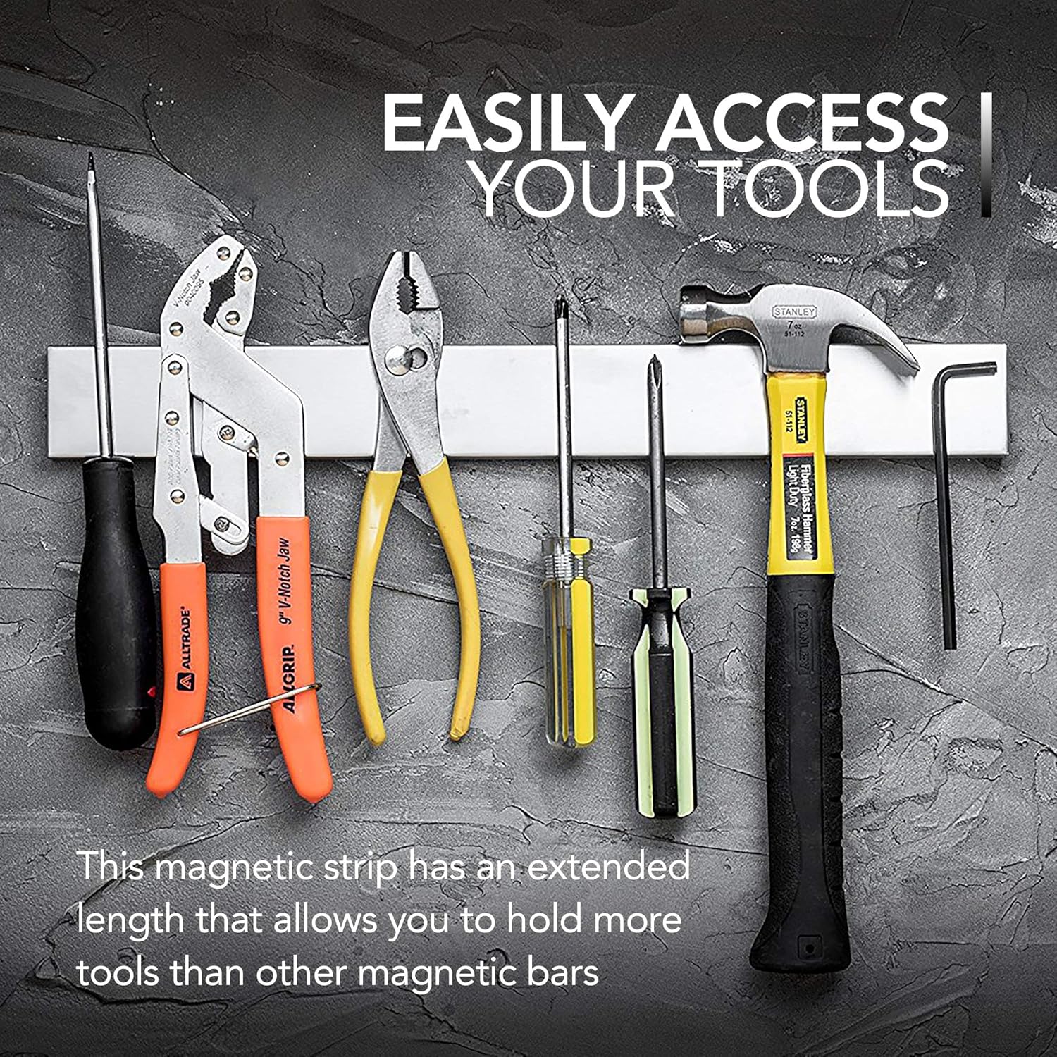 Amazon Crazy 🔥 Deals Modern Innovations 16 Inch Stainless Steel Double Sided Magnetic Knife Bar with Multipurpose Use as Wall Mount Knife Holder, Knife Rack, Kitchen Utensil Holder, Magnetic Tool Holder