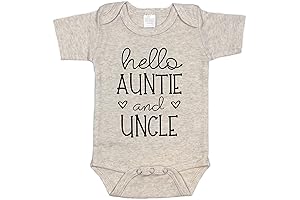 Hello Auntie and Uncle Pregnancy Announcement Infant Bodysuit