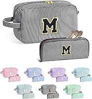 Vista 61 de YOOLIFE Regalos para niñas adolescentes – Bolsa de maquillaje con inicial personalizada, regalos de cumpleaños para mujeres, hermana, amiga, hija