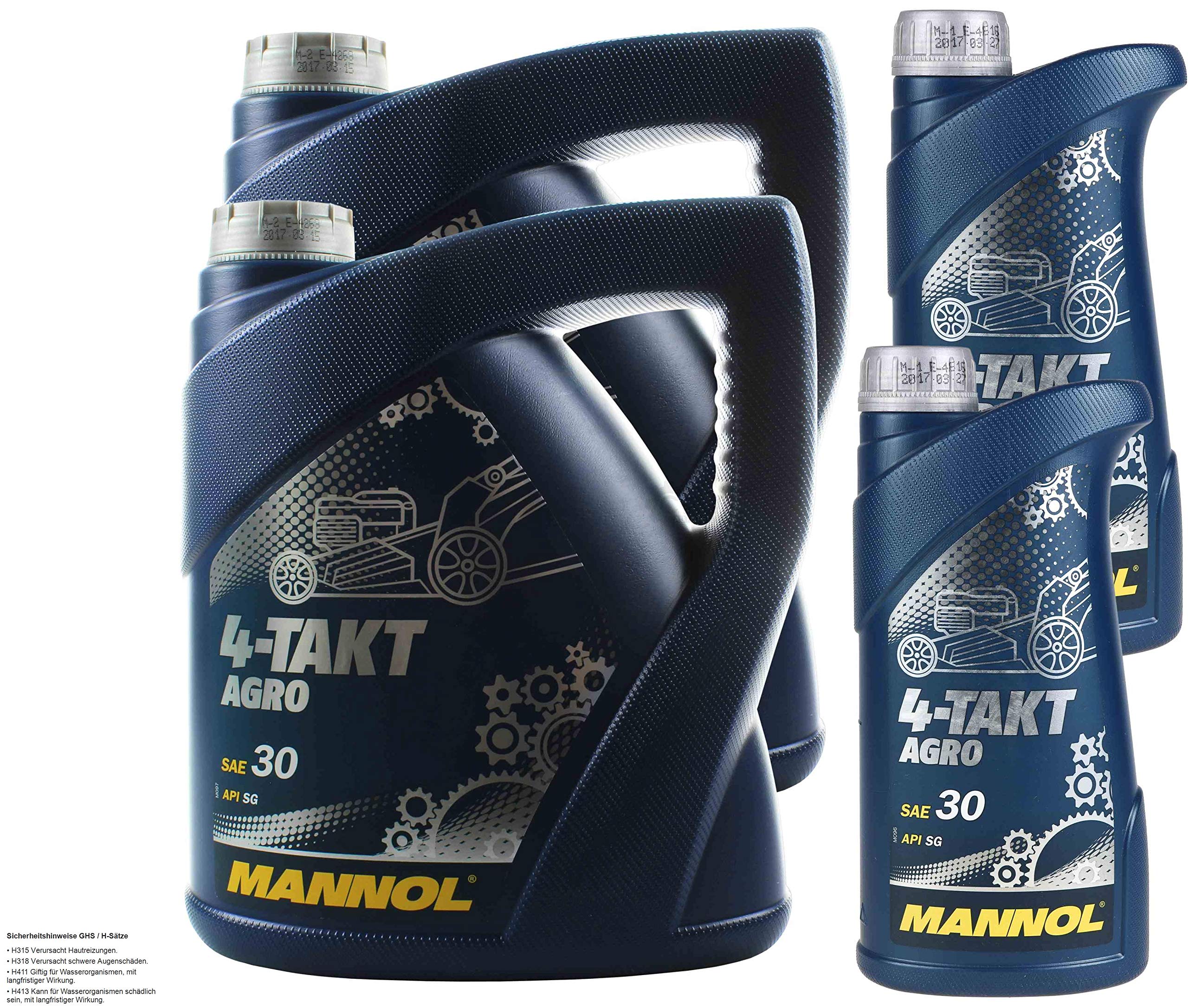 Huile moteur Orignal MANNOL SAE 30 4 temps AGRO API SG 11192205 10 l