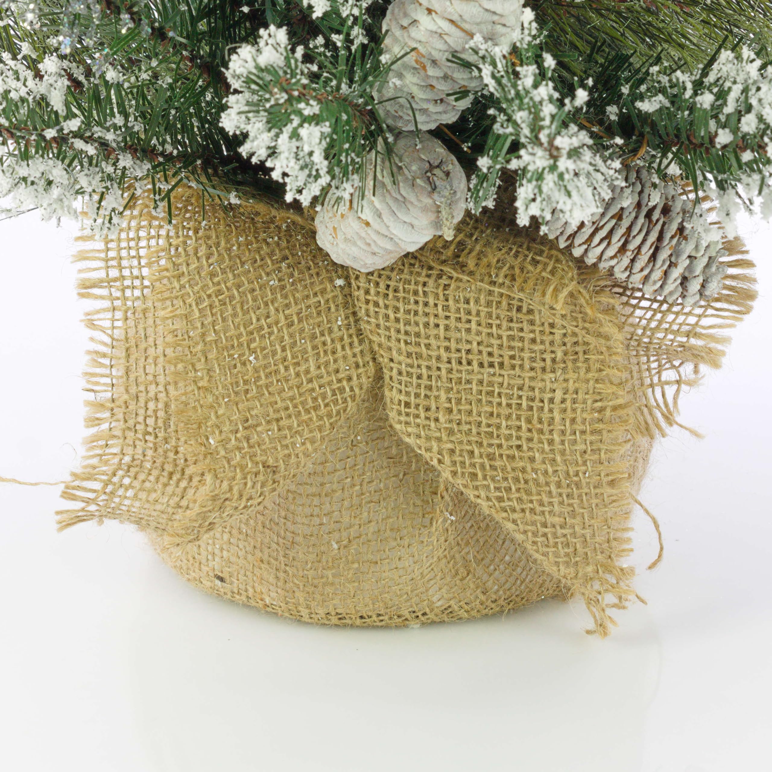 artplants.de Sapin Artificiel Riga, Neige Artificielle, 60cm, Ø 40cm