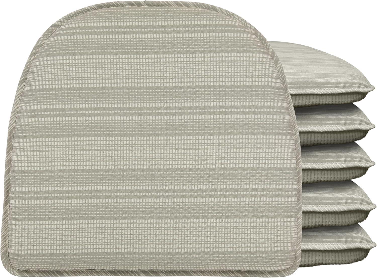 Klear Vu Raindrop The Gripper Non Slip Chair Cushions, Soft & Comfortable Seat Pad, Sitting Pillow for Kitchen, Dining or Office, 2 Count (Pack of 1), Pool Blue