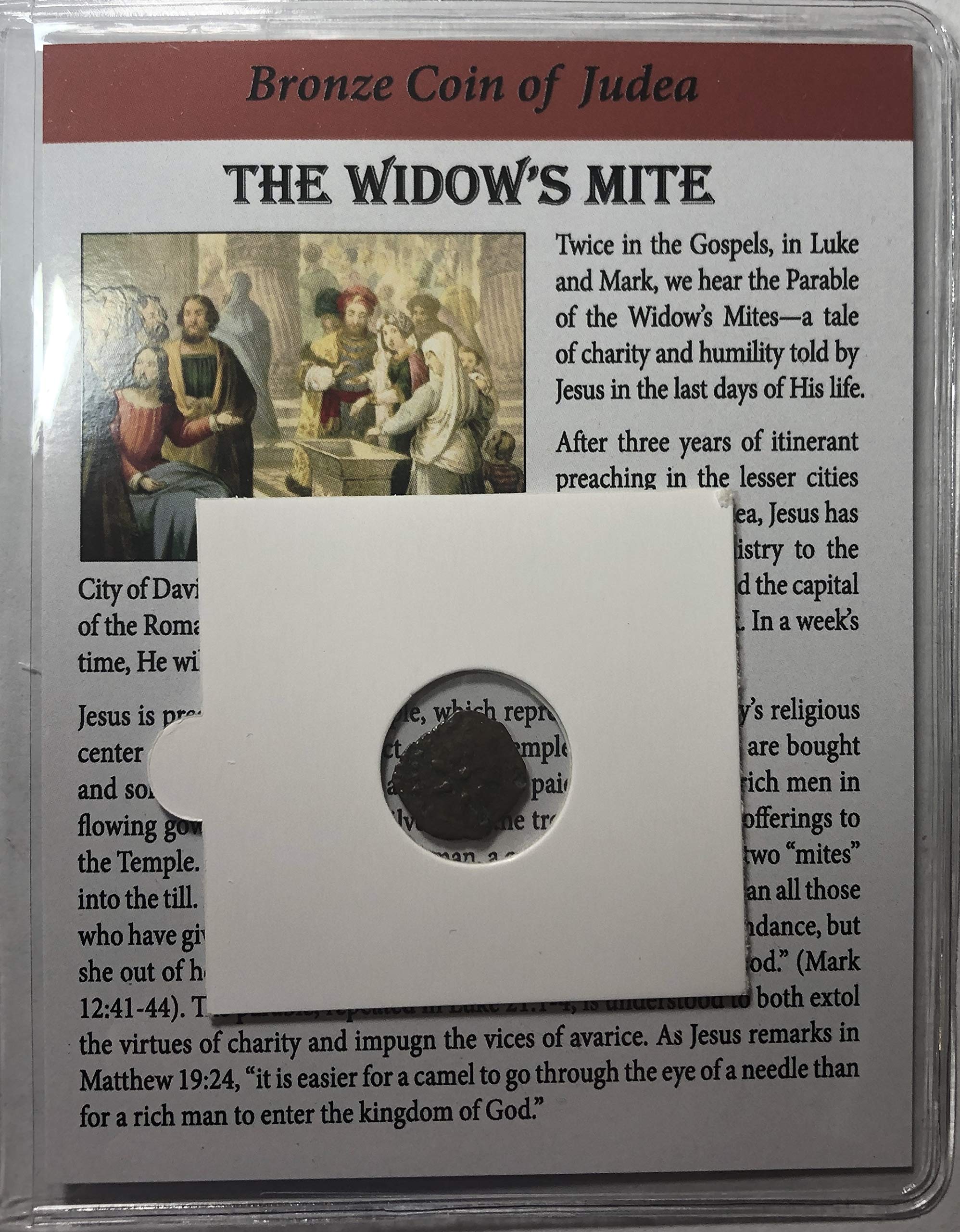 2000 IL Year old Old Biblical Widow's Mite coin Roman Comes in Holder circulated