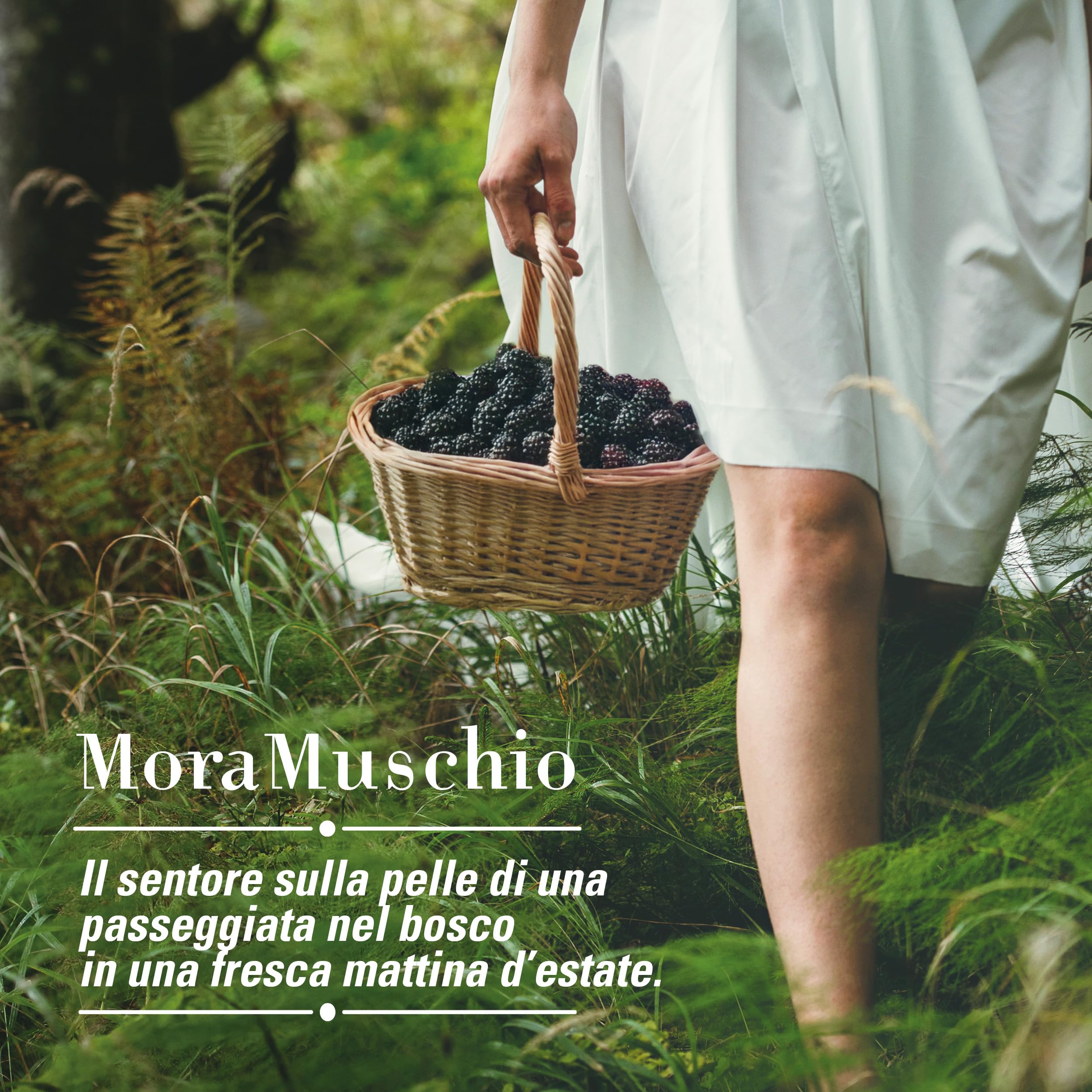 Helan Mora Moss - perfumy damskie dzikie perfumy, owocowe, kwiatowe i piżmowe z jeżyną, maliną, jagodą, dziką różą i drzewem sandałowym - 50 ml, wyprodukowano we Włoszech
