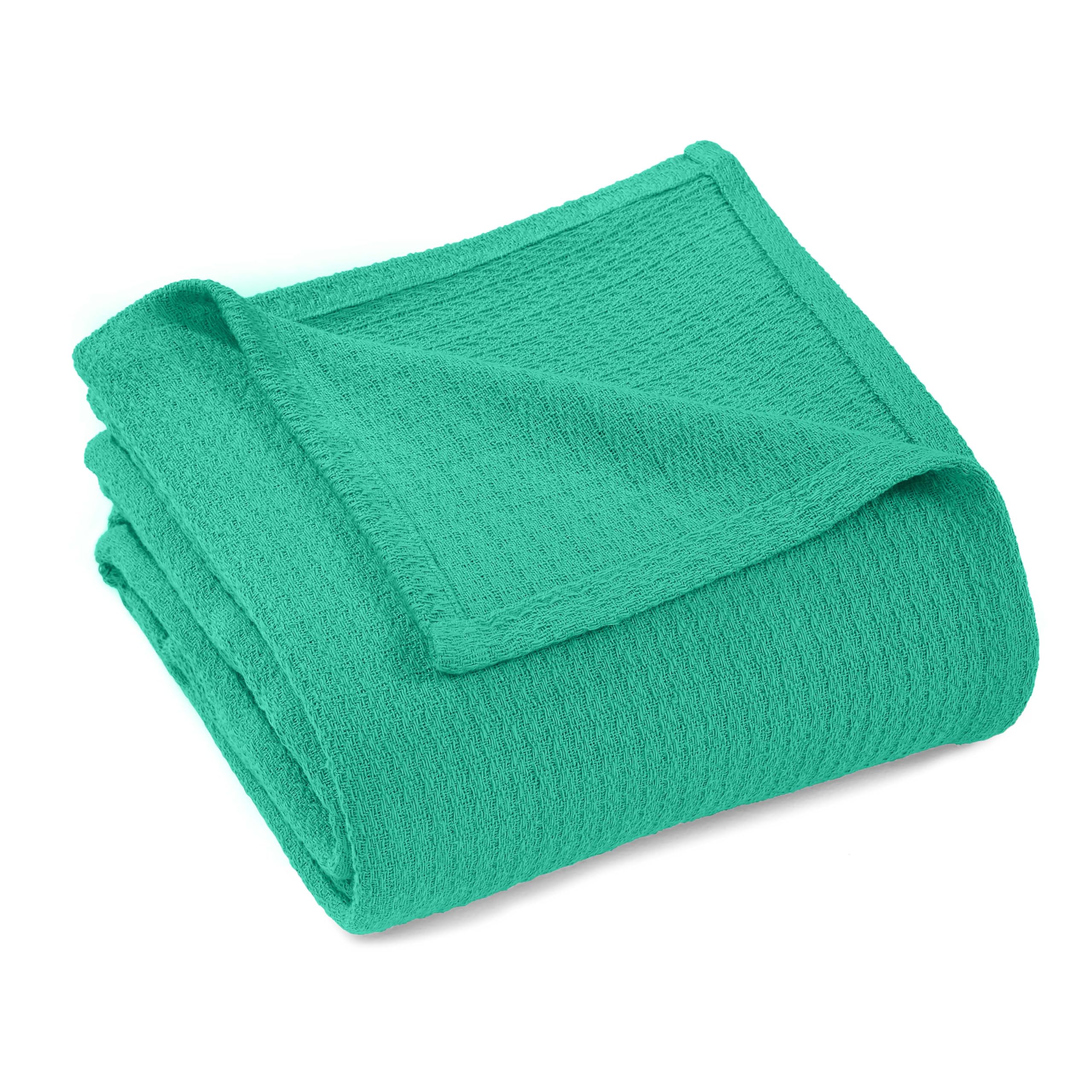 Couverture gaufrée en coton lavable en machine pour lit simple