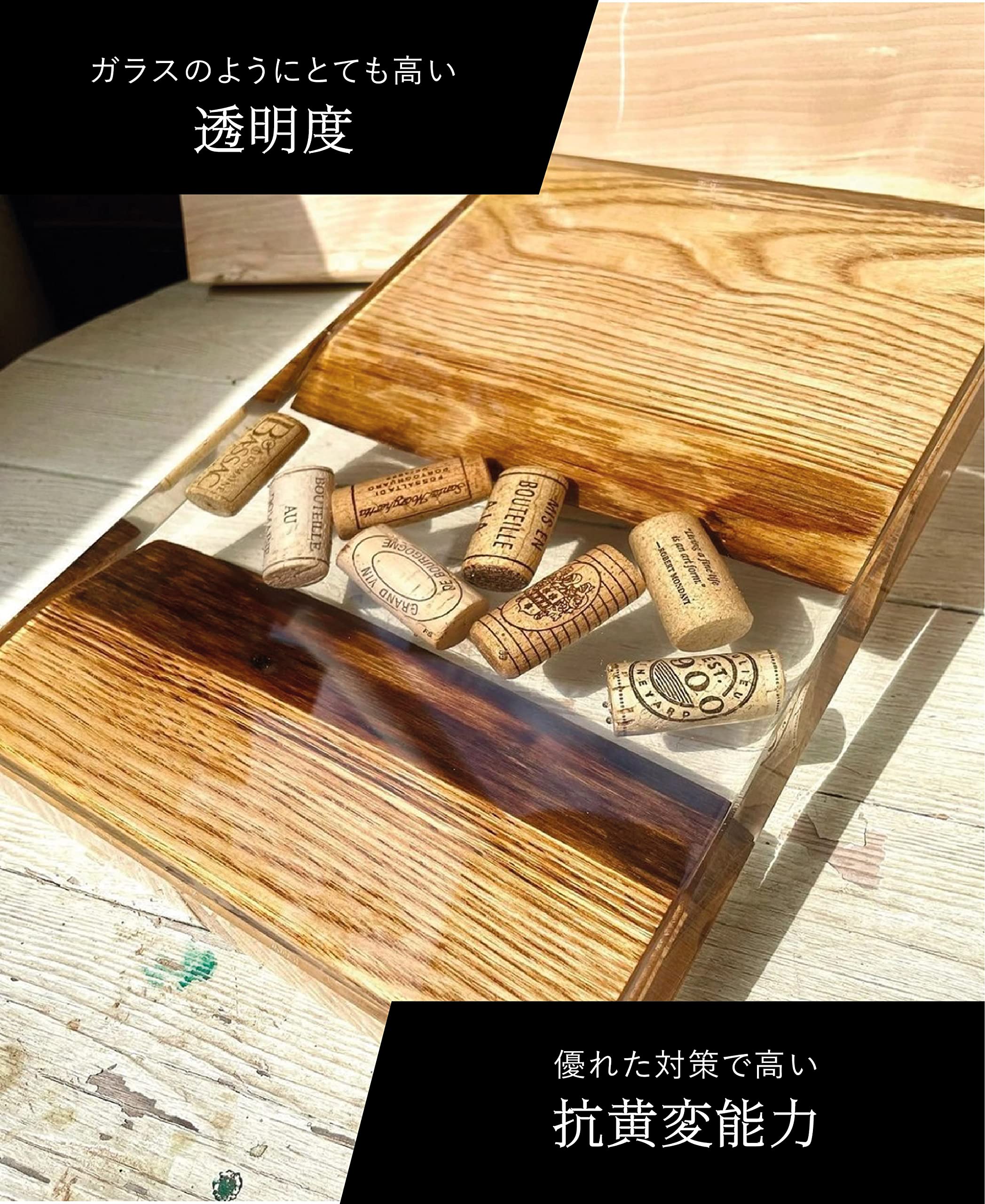 Amazon | クラフト用フローレスレジン 低粘度+中速硬化 立体作品用