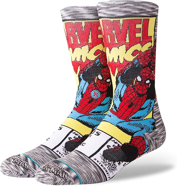Amazon Stance スタンス Spiderman Comic スパイダーマン コミック 靴下lサイズ 並行輸入品 スポーツソックス 通販