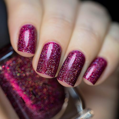 Miniatura 675 de ILNP Madison Ave Esmalte de uñas holográfico metálico rosa antiguo