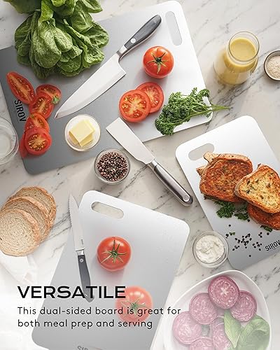 Miniatura 2 de Tabla de cortar de titanio, tablas de cortar de titanio 100% puro para cocina, la mejor tabla de cortar de titanio no tóxica, apta para