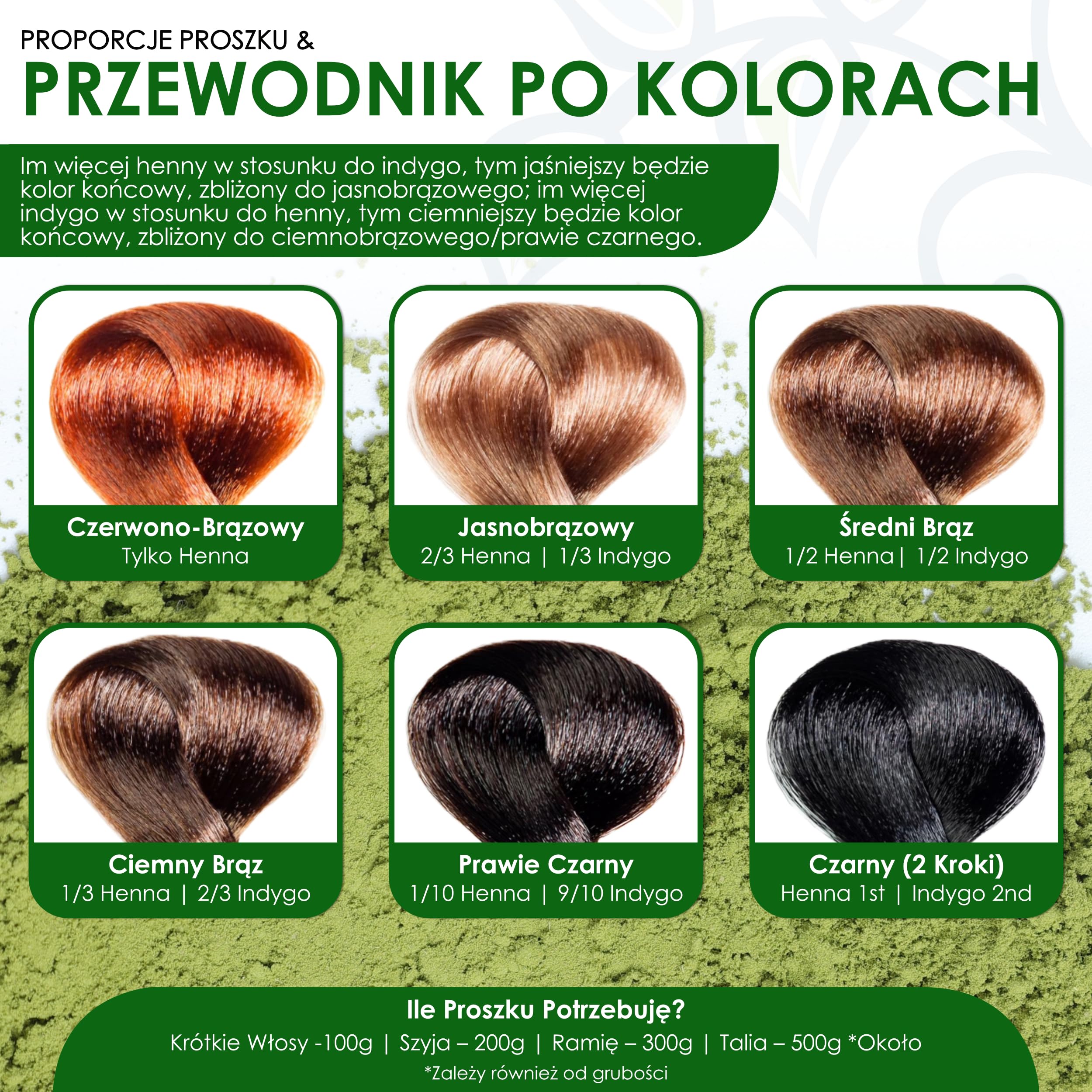 Davis Finest – Proszek Henny I Indygo – Zestaw 200g (po 100g Każdego Produktu) – 100% Organiczna Farba Do Włosów I Brody - Zmiękczająca, Zagęszczająca I Zwiększająca Objętość – Bez Ppd I Wegańska