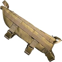 [ Tan ] Canine Service Dog Tactical Molle Vest Harness Medium
