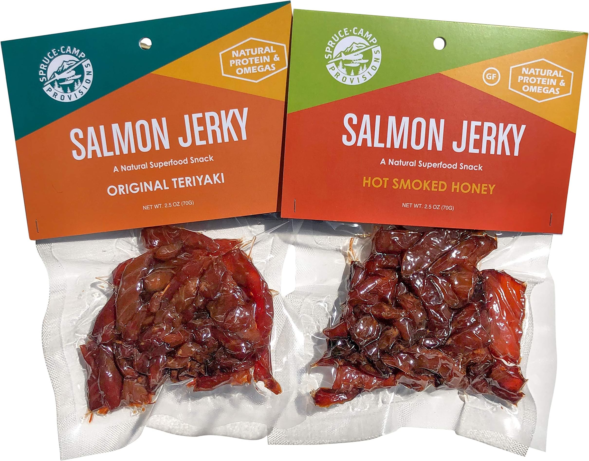 Polar Bear Gifts Alaska Smoked King Salmon Jerky Sampler (3