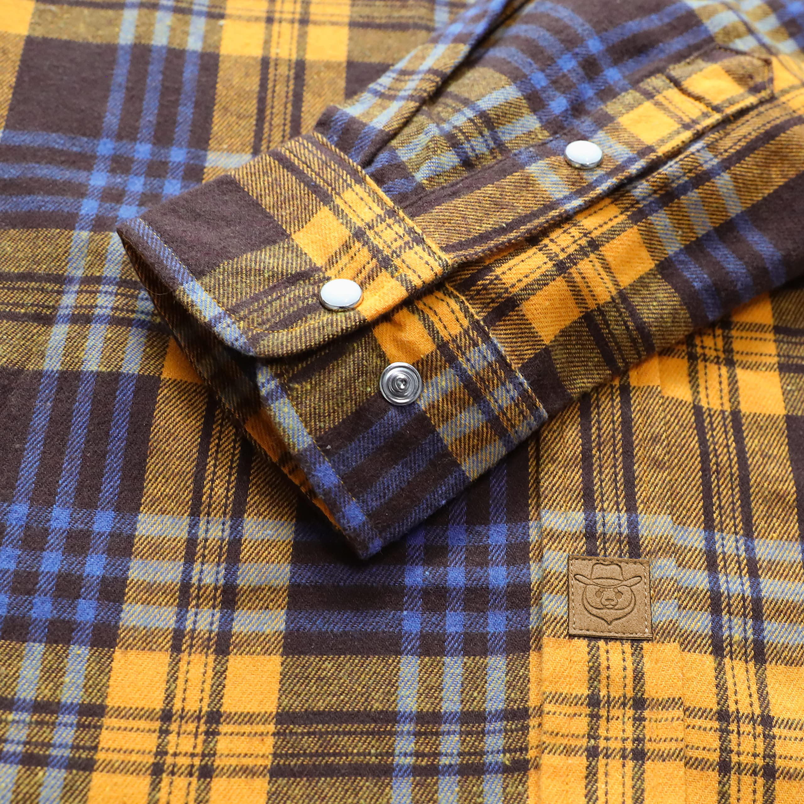 Dubinik® Camicia Flanella Uomo Invernale Camicia Uomo Flanella Cotone Western Cowboy con Bottone Automatico Vintage Quadri