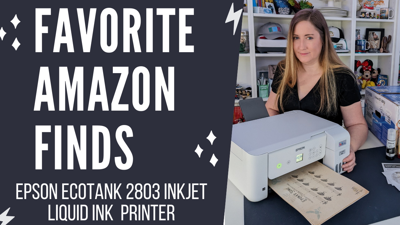 Watch Epson Ecotank 2803 Inkjet LIquid Ink Printer on Amazon Live
