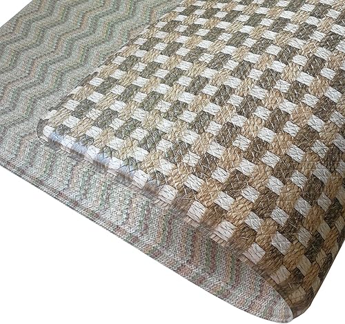 Miniatura 3 de Art3d Alfombrilla de doble cara antifatiga de alta calidad Tapete decorativo multiusos para cocina baño lavandería u oficina 18 x 30 pulgadas