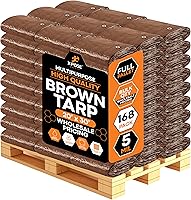 Vista 101 de Xpose Safety - Lona de polietileno ligera azul – Funda protectora multiusos, paño de goteo – duradero, impermeable, resistente a la intemperie