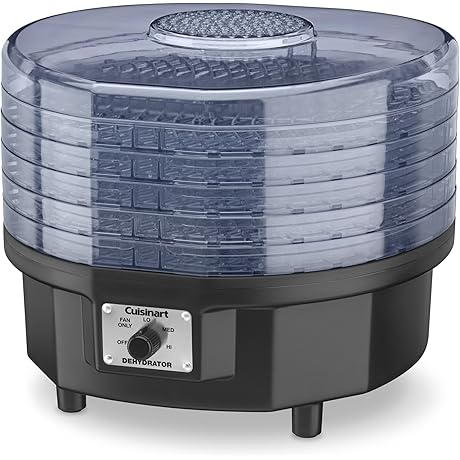 CUISINART DHR-20P1 Food Dehydrator: Perfect for Healthy, Gourmet Dehydrated Snacks!