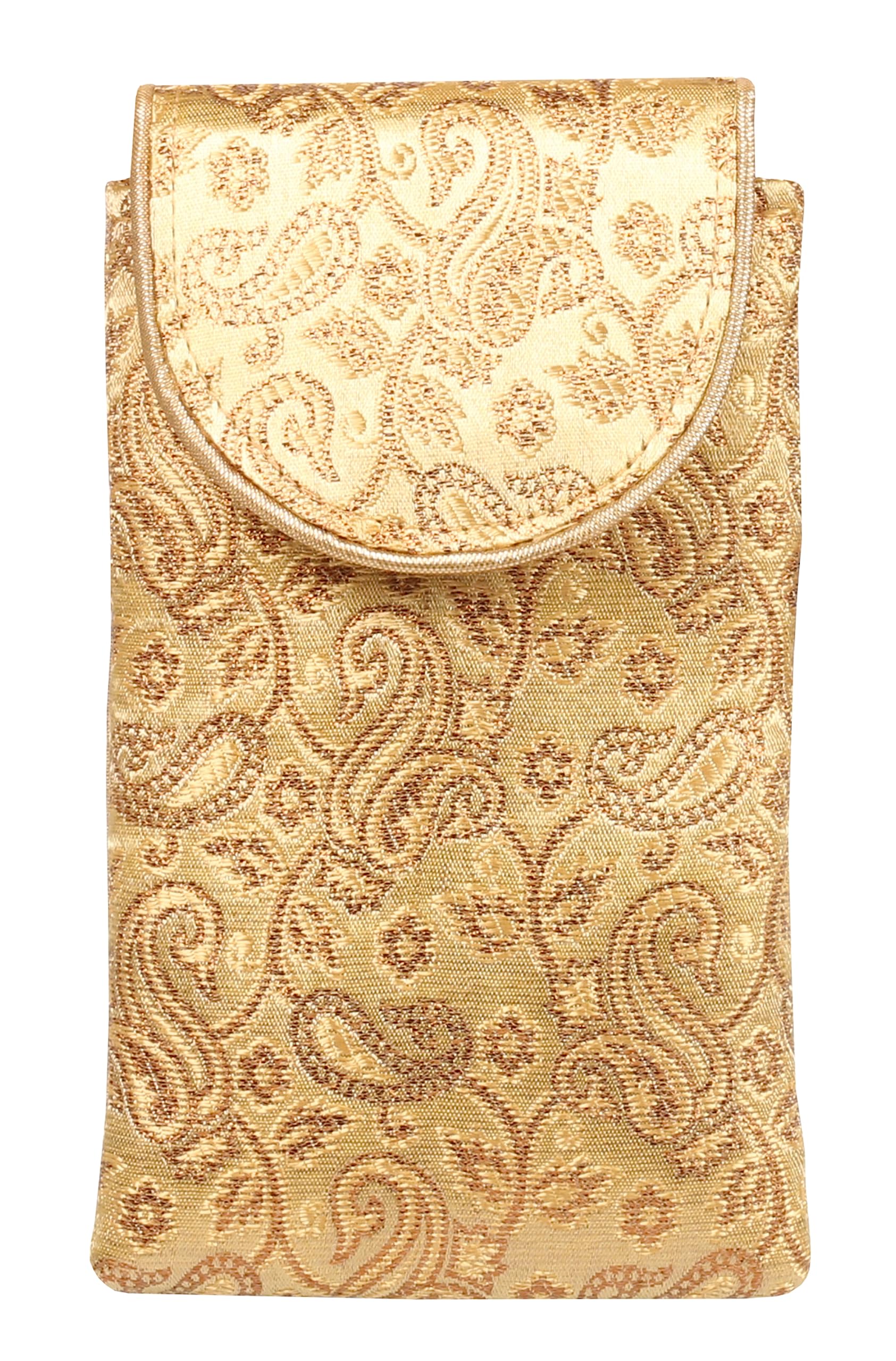 INDTRESOR handcrafted embroidered/brocade crossbody evening purse handbag vintage party wedding gift for women.