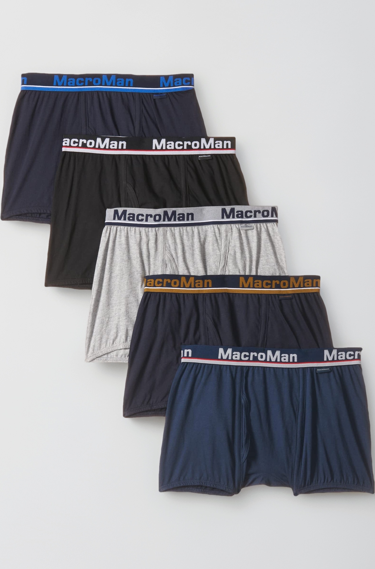 Solid Mini Trunk for Men | 100% Cotton Fabric | Outer Elastic | Pack of 5