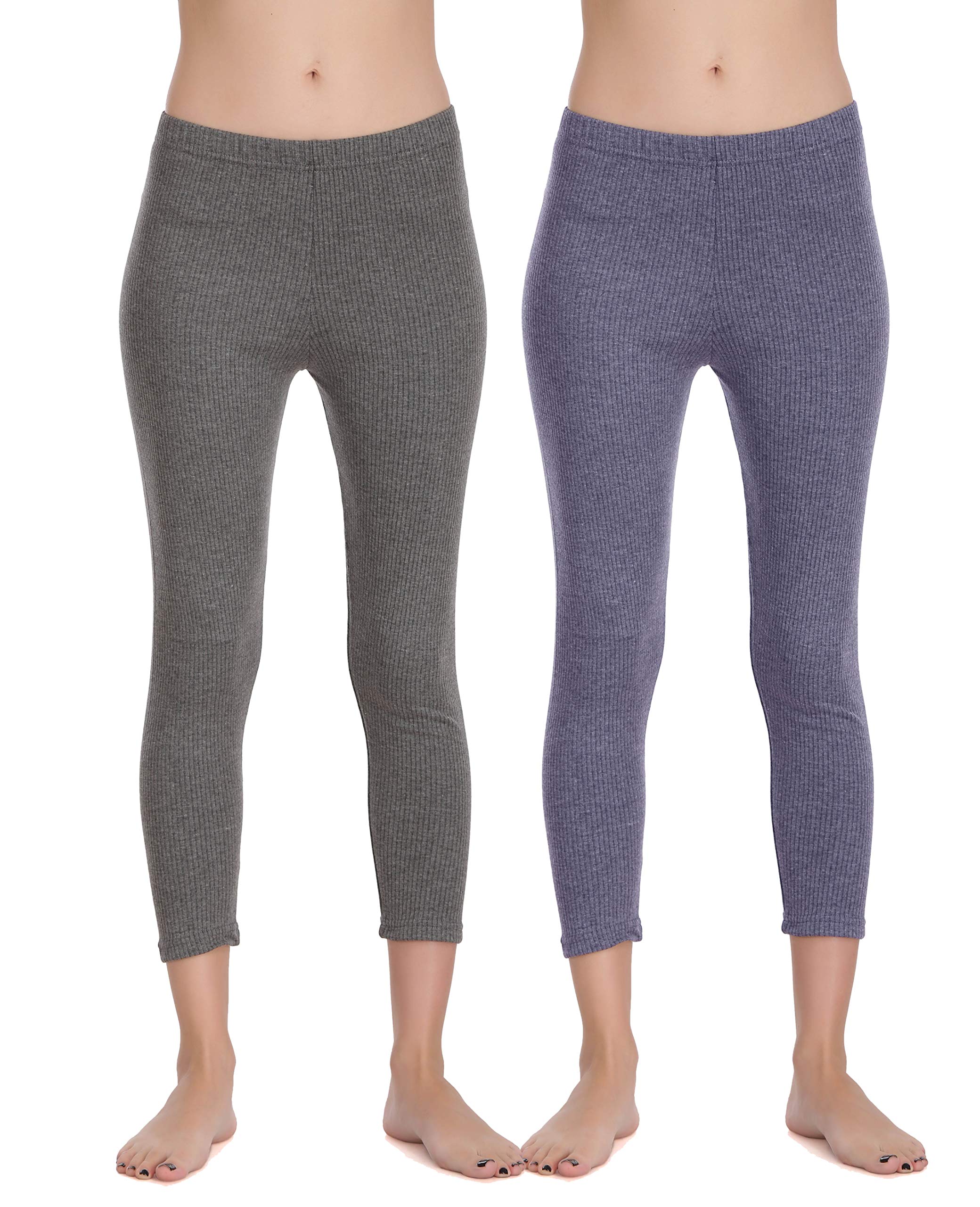 Women Cotton Blend Thermal Pyjama Set Pack of 2 (SW0448-XL) Dark Grey, Blue-image-28