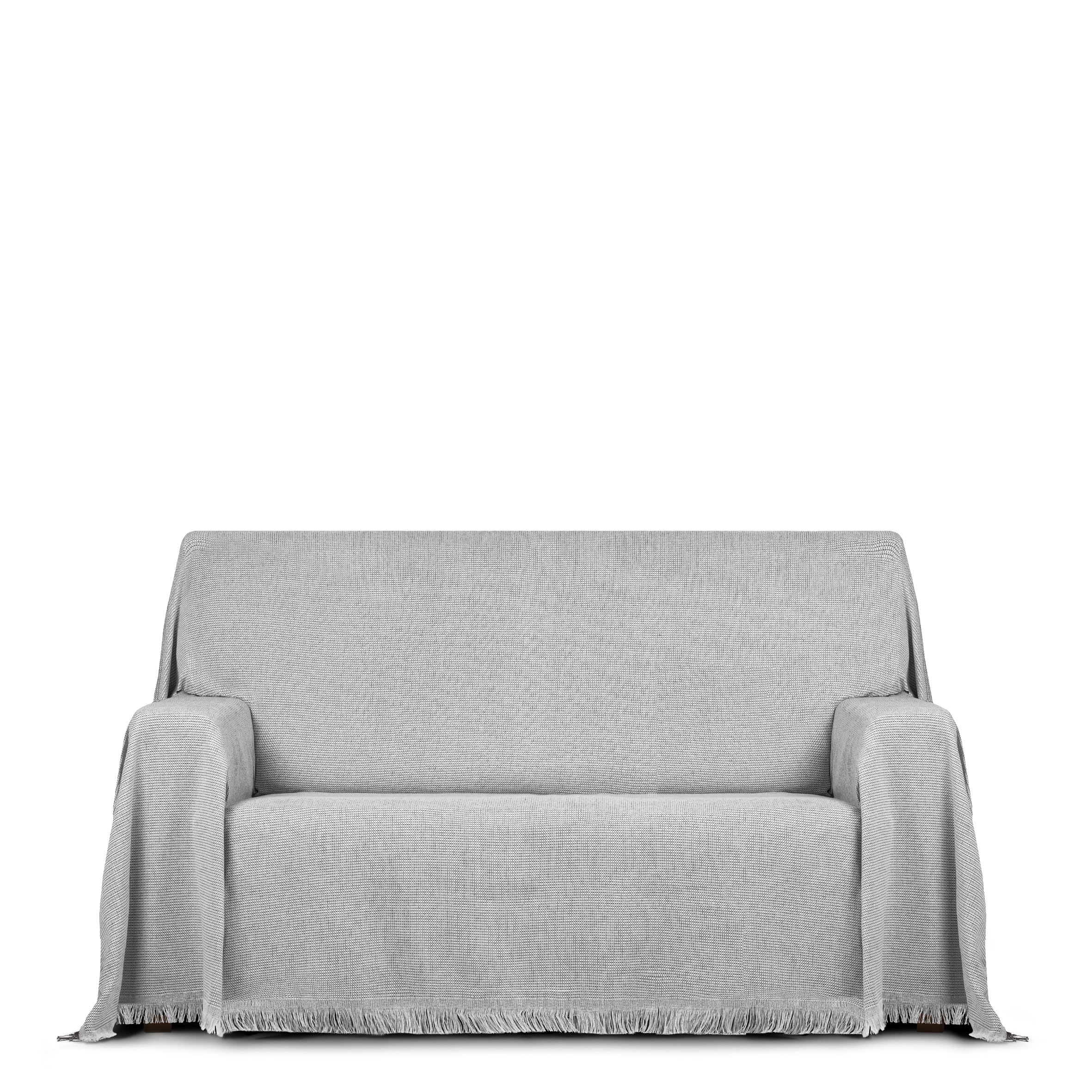 ECOMMERC3 | Alessia Multi-purpose Plaid Size 300 x 260 cm – Multi-purpose Bedspread Grey Decorative Bedspread for Sofa and Bed