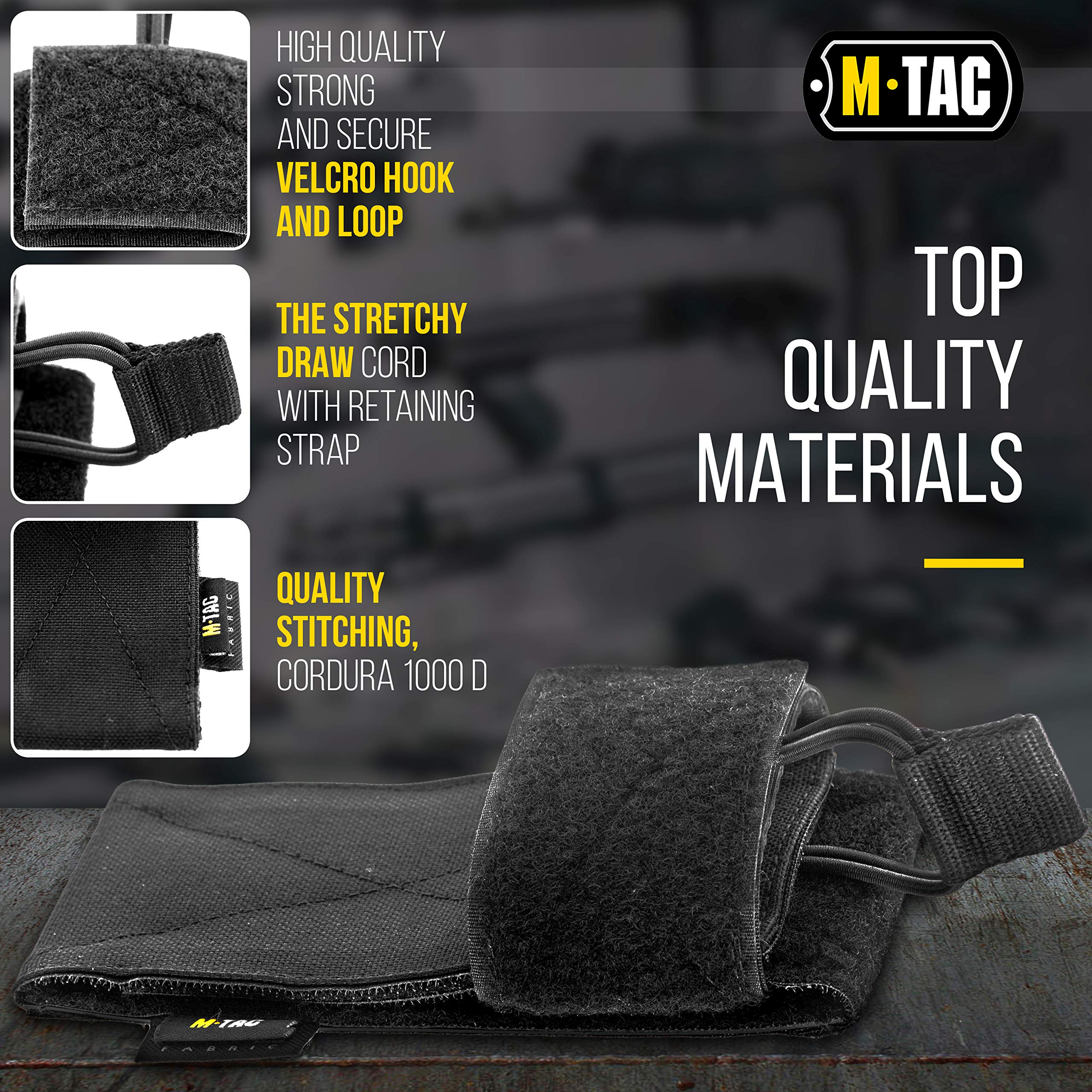 Elite Universal Modular zapięcie na rzepy pistolet Gear, czarny