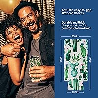 Vista 1 de QualityPerfection Funda magnética delgada para enfriar latas, imán de cerveza/energía, 12 onzas, tamaño delgado, neopreno, 0.157 in de grosor