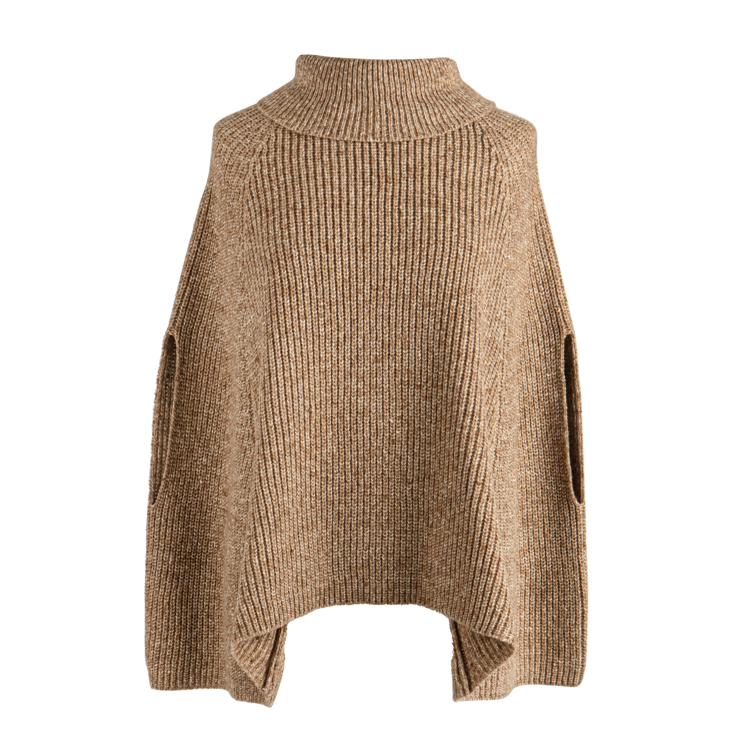 DEMDACO Womens Cozy and Chic Fashion Ribbed Pullover Turtleneck Cape Polyester One Size Fits Most