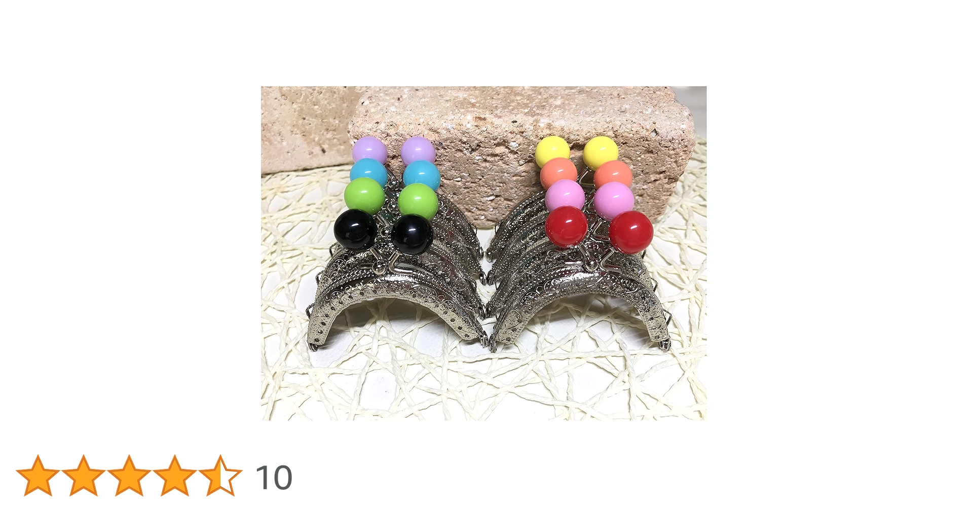 Amazon | がま口 口金 6.5cm ミニサイズ 8色セット あめ玉