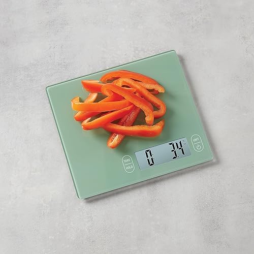 Miniatura 9 de Eat Smart Eat Smart - Báscula de cristal para cocina, 11 libras, color verde