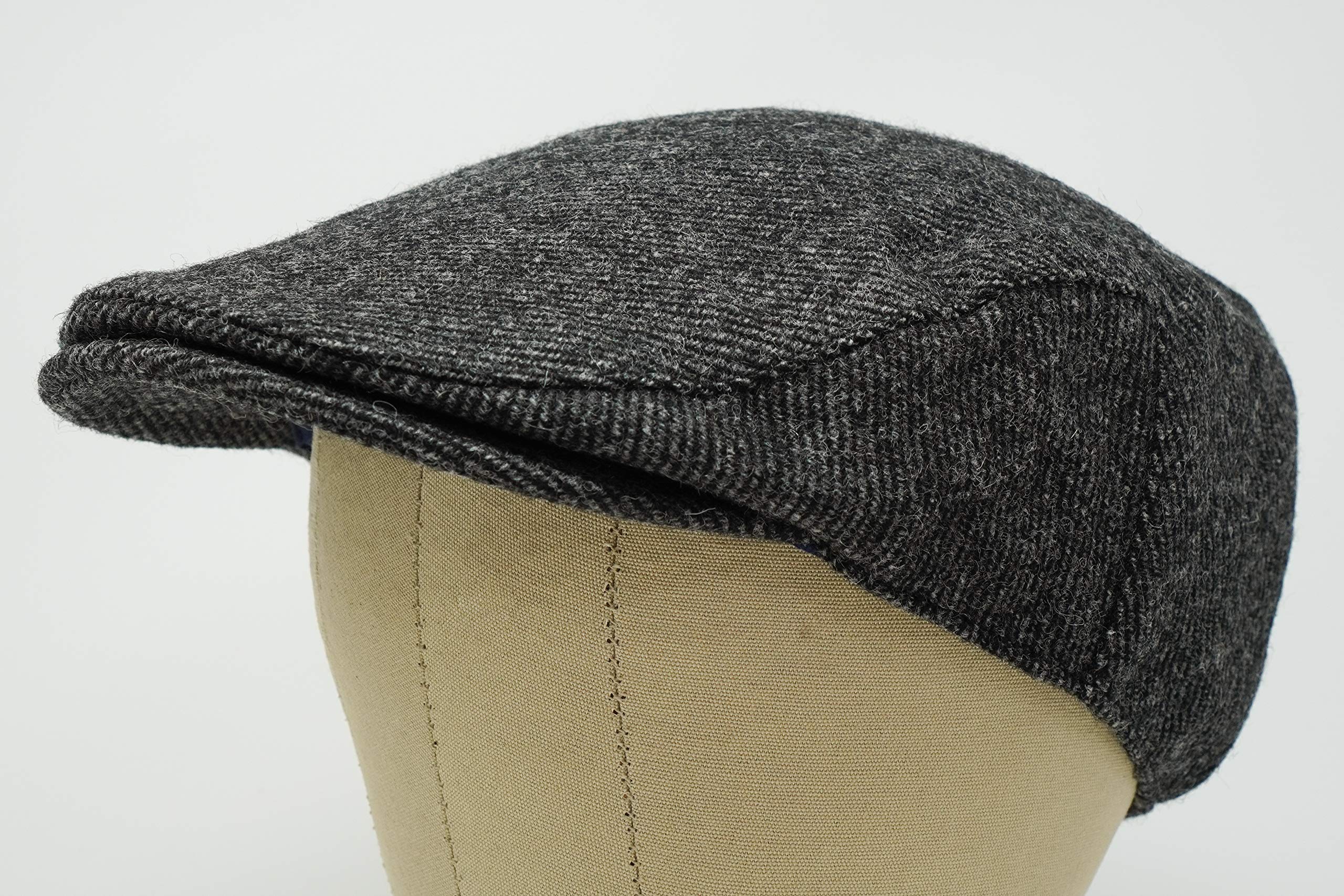 Borges & Scott Galway - Casquette Plate en Tweed Irlandais