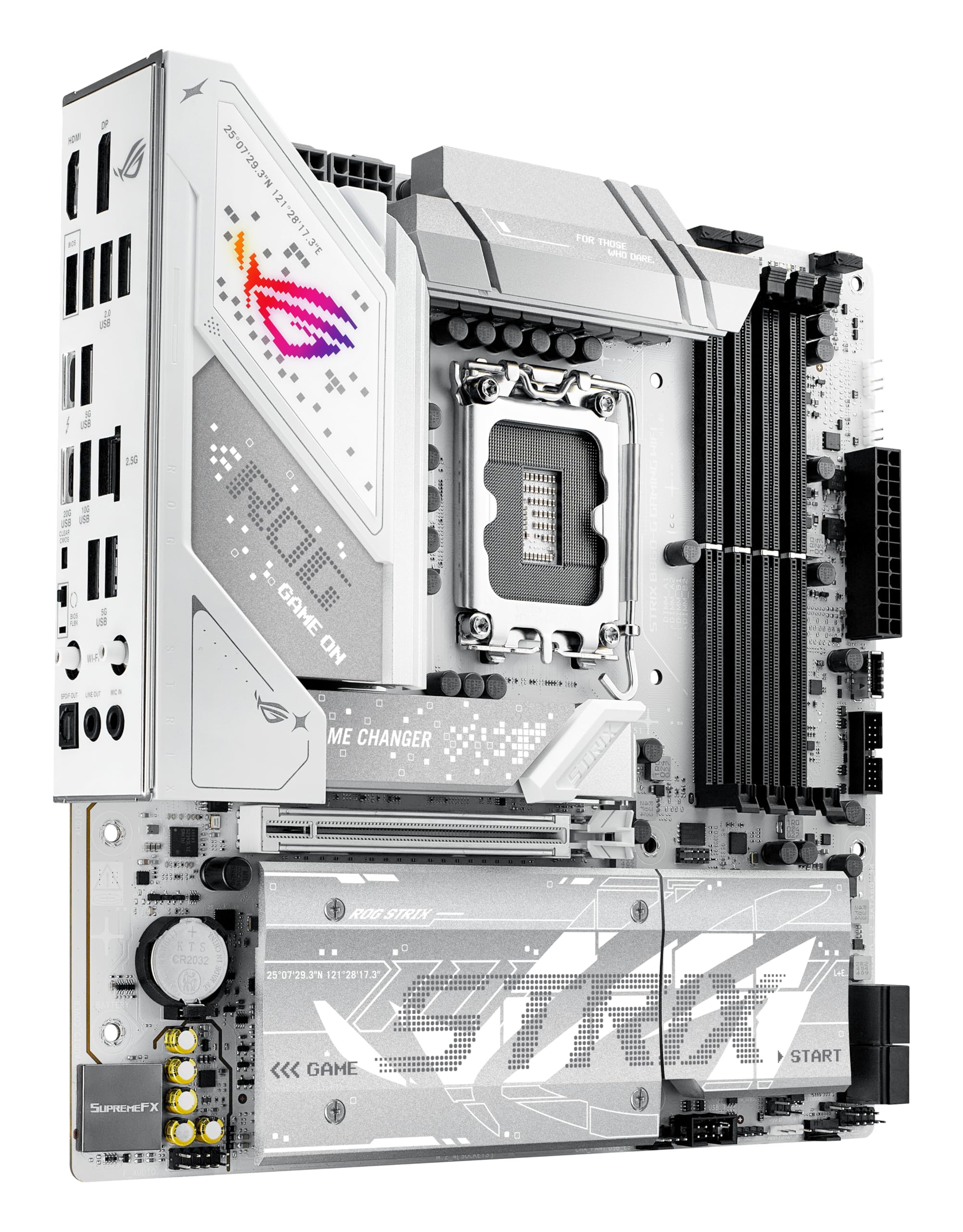 ASUS ROG STRIX B760-G GAMING WIFI Mainboard Sockel Intel LGA 1700 weiß Ansicht 9